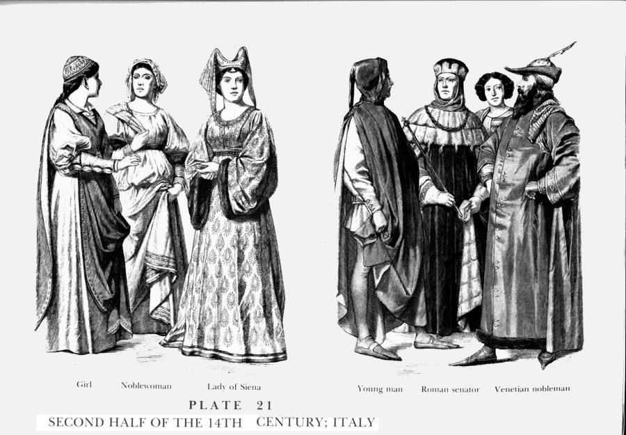 Planche 21b Seconde moitie du XIIIe - Italie - Second Half of the 14th Century - Italy.jpg